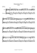 Gnossienne No.1 Original key (Cello & Guitar has melody)